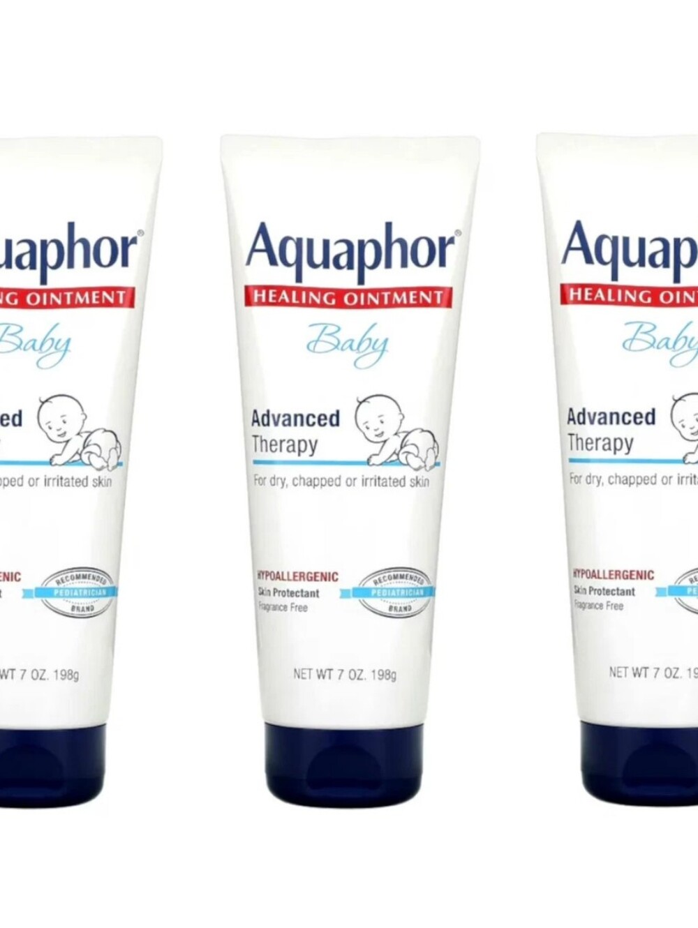 3Pack Aquaphor Baby Advanced Therapy Healing Ointment - (7oz/3 Pack)